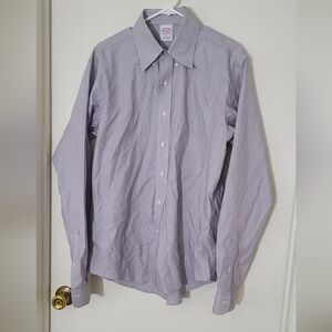 Brooks Brothers Striped Dress Shirt Large